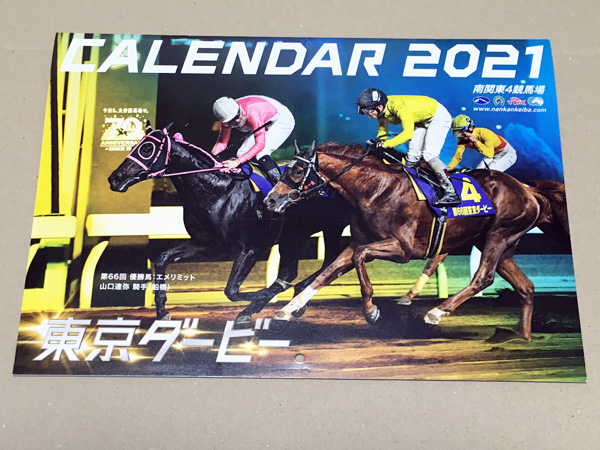 南関東4競馬場カレンダー2021版